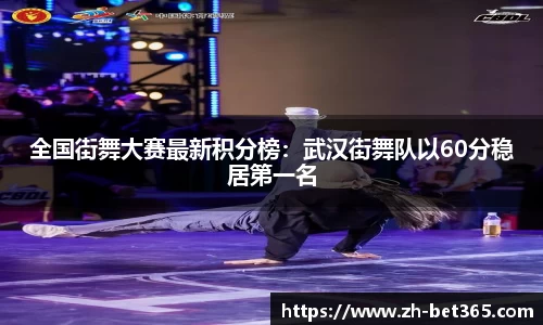 全国街舞大赛最新积分榜：武汉街舞队以60分稳居第一名